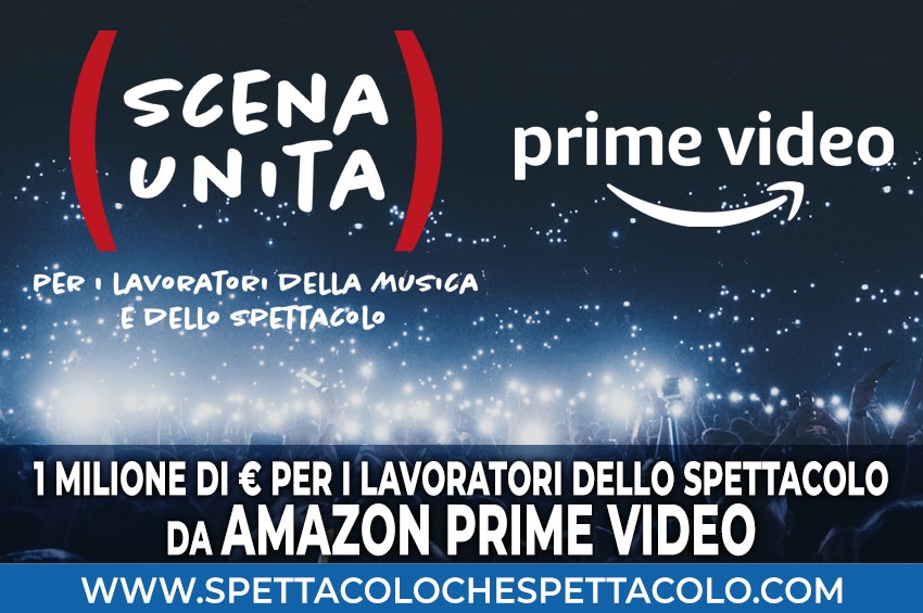 Amazon Prime Video: un milione di euro per i lavoratori dello spettacolo italiani